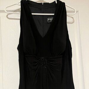 ladies size 12 Jessica Howard evenings holiday black sleeveless dress